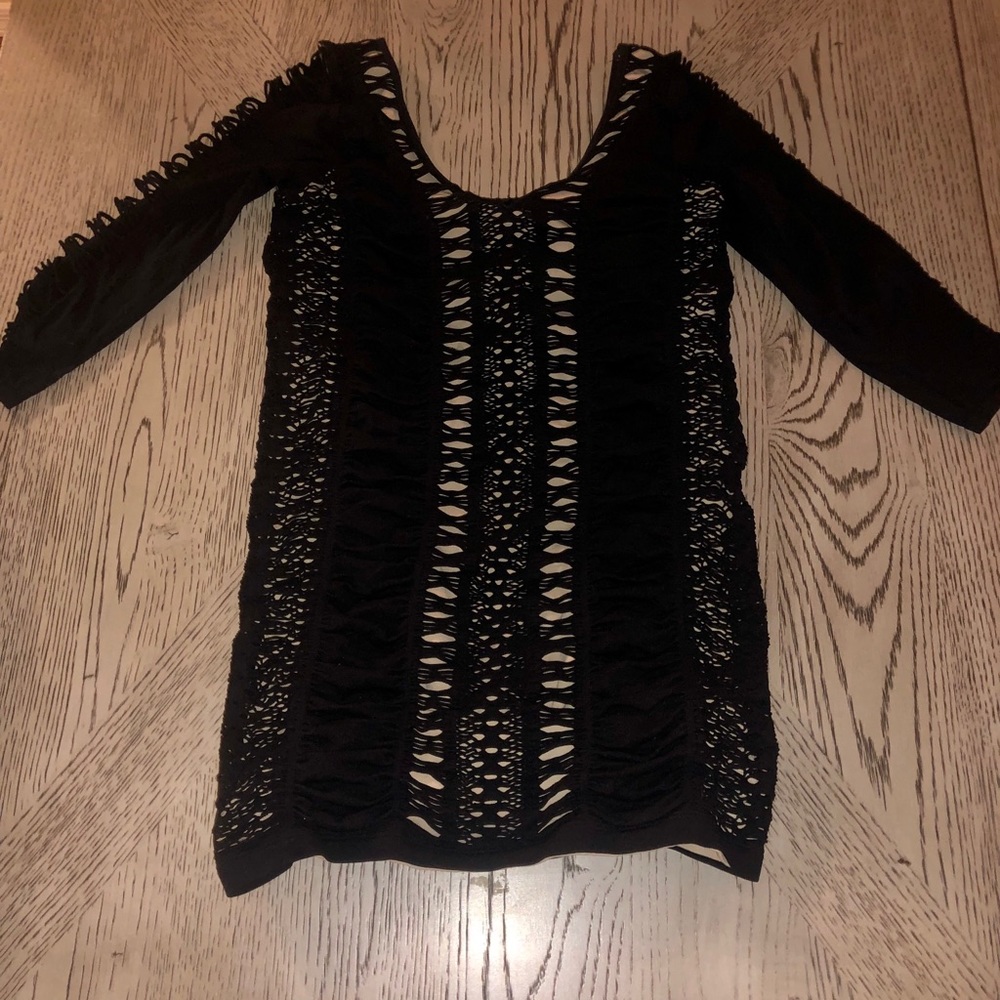 Bebe mesh dress, M/L only wore once